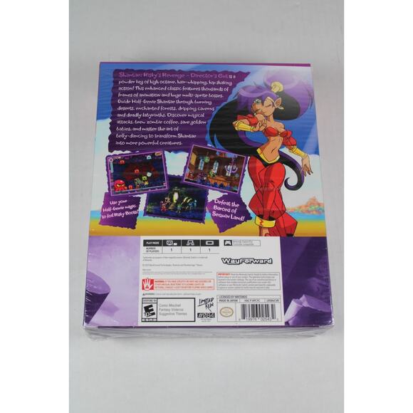 Shantae Risky's Revenge Director’s Cut Collector's Edition LRG Nintendo Switch - Picture 2 of 8